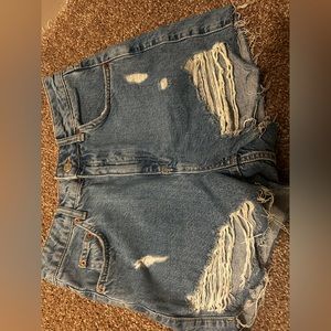 Super Cute TOPSHOP High Rise Denim Shorts